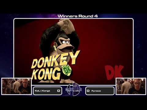 KoL | Konga (Donkey Kong) vs AEC | Pyreeze (Samus) - Orbitar 34 - Winners Quarters