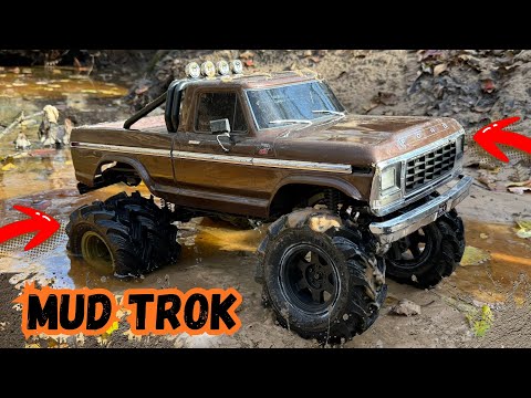 Upgrading My Traxxas TRX4 into a MUD TRUCK!