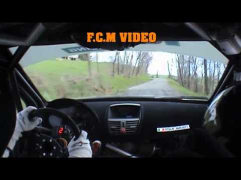 CameraCar Rally le Strade dei Mulini 2011 Bossalini - Mangiarotti Peugeot 207 Super 2000