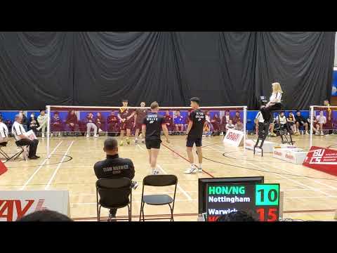 BUCS QF - K Ho/S Oates Vs D Hong/NG game 1 (11-21)