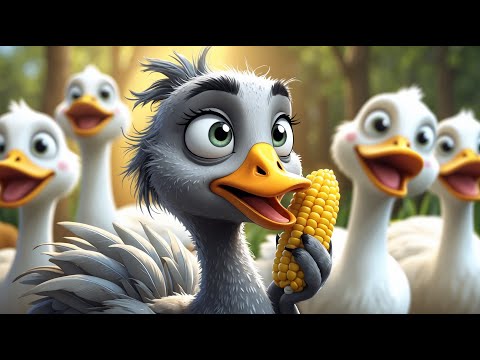 Гъската Руска 🦆 - Забавна песен за Марчо и сивата гъска 😄 | Детски песнички на български |  MONKA