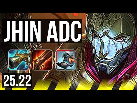JHIN & Fiddlesticks vs YUNARA & Pyke (ADC) | 14/1/4, Legendary | KR Master | 25.22