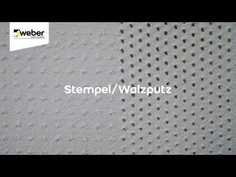 Stempelputz - Serie "Putzstrukturen"