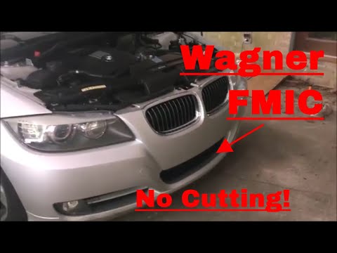 BMW 335i N54 Wagner Tuning Intercooler Install!