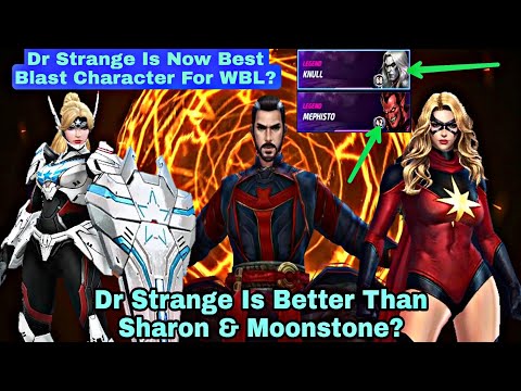 Dr Strange Now Best Blast Character For WBL? Better Than Sharon & Moonstone? - Marvel Future Fight