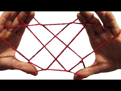 String Tricks! How To Make A Star With Center Diamond String Figure