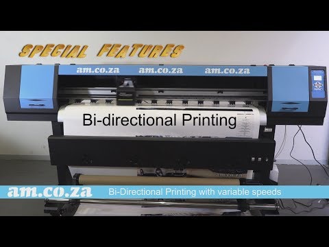 Large format eco solvent printing machine