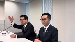 4月11日 自公国政調会長会談後ぶら下がり