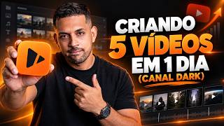 Como Eu Crio Vídeos 10x Mais Rápido Para Canal Dark