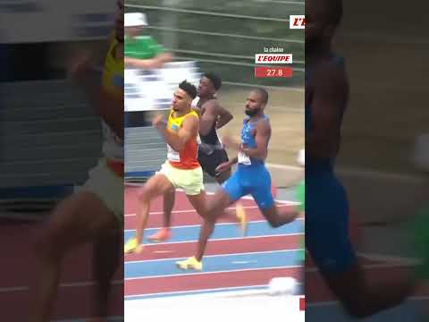👏 Samuel Vessat a battu le record de France sur 400 m qui tenait depuis 2007 #shorts #400m