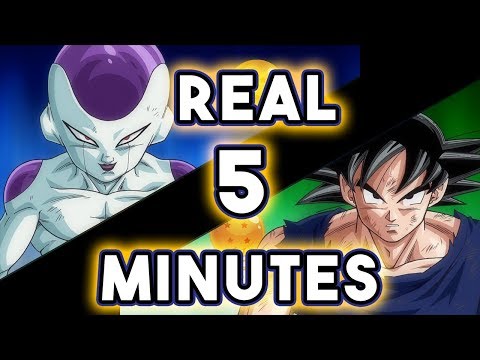 Goku's and Frieza's 5 minutes battle but it's real 5 minutes