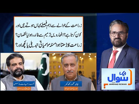 Pakistan Agriculture Crisis, Climate Change Or Policy Failure | Aik News Aik Sawal