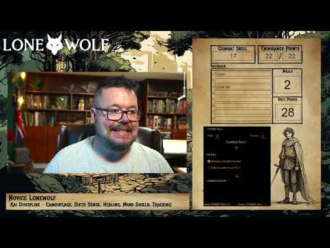 The Guy who plays...Lone Wolf Solo Adventure book 2!