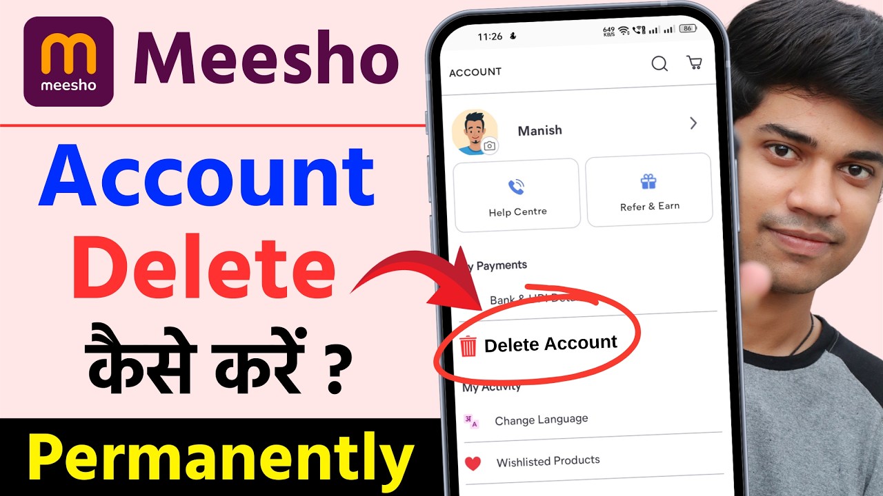 Meesho Account Ko Permanently Delete Kaise Kare | How to Delete Meesho Account Permanently