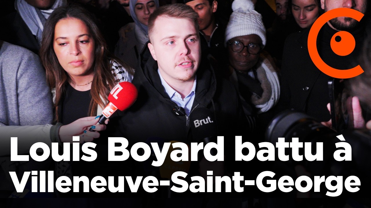 Louis Boyard battu à l'élection municipale de Villeneuve-Saint-Georges