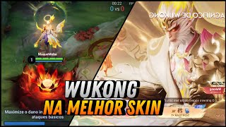 JOGUEI COM A NOVA SKIN DO WUKONG | GACHA VOLTOU - HONOR OF KINGS
