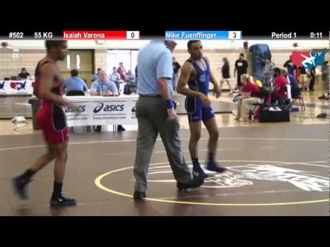 FILAJR WTT: 55 KG Isaiah Varona (USOEC) vs. Mike Fuenffinger (MN Storm)
