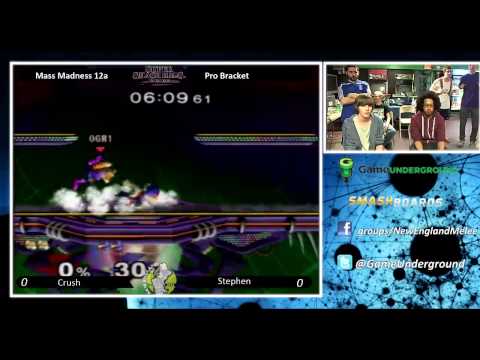 Mass Madness 12a - Crush vs Stephen SSBM Pro Bracket Winners R1