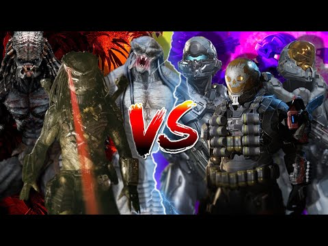 Could Predators HUNT Spartans? | Predator vs Halo