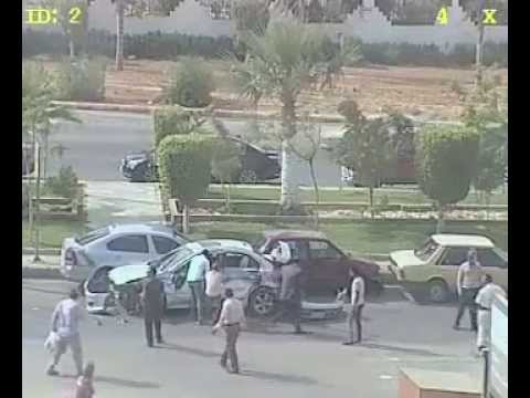 Hit and run accident in front of Arkan Egypt