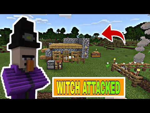 VHUVAN - WITCH ATTACKED MY HOUSE || MINECRAFT GAMEPLAY IN HINDI #5
