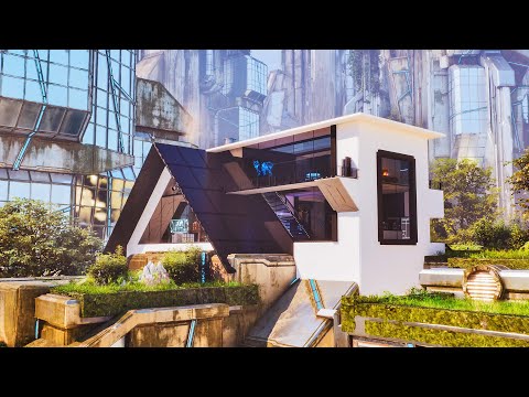 I Built a Simple Modern A-Frame House in ARK: Survival Ascended!