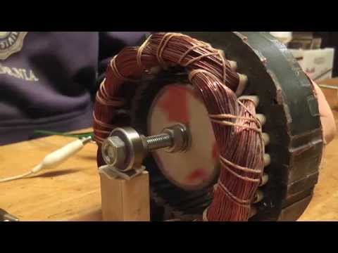 Can and Squirrelcage induction motor rotors