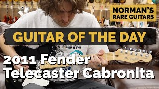 Video thumbnail for Guitar of the Day: 2011 Fender Telecaster Cabronita | Norman's Rare Guitars by Normans Rare Guitars