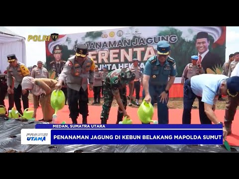 POLDA SUMUT TAMAN 1 JUTA HEKTARE JAGUNG