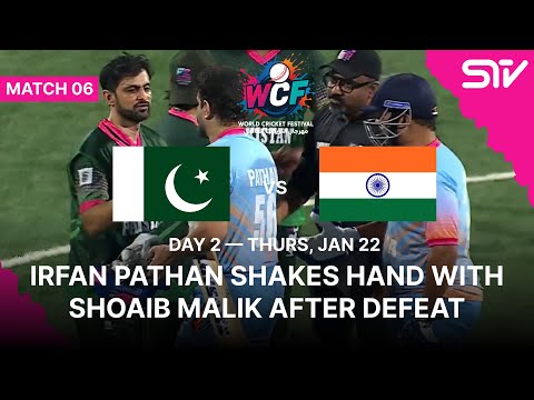 Irfan Pathan Shakes Hand with Shoaib Malik | PAK vs IND | WCF - Double Wicket World Cup 2026 | M9D13