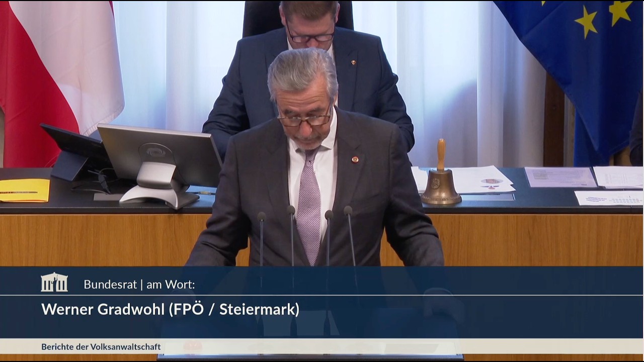 Werner Gradwohl - Berichte der Volksanwaltschaft - 7.5.2026