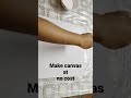 how to make canvas at home @crafetaria
