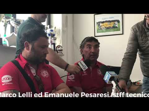 Intervista con mister Marco Lelli e il suo vice Emanuele Pesaresi 🎤