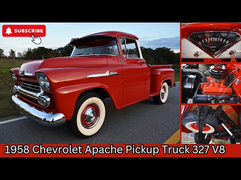 Classic 1958 Chevrolet Apache Pickup Truck 327 V8 Super High Quality Rotisserie Restored MUST SEE!