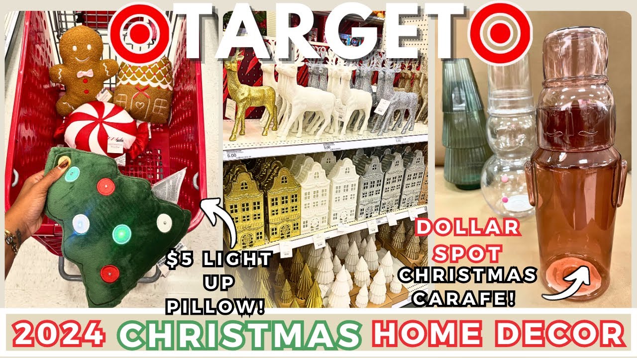 🎄⛄️NEW TARGET DOLLAR SPOT CHRISTMAS 2024 SHOP WITH ME | NEW HOME DECOR MUST HAVES | SHOPPING VLOG