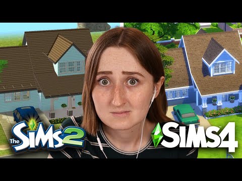 i built the same house in The Sims 2 and in The Sims 4