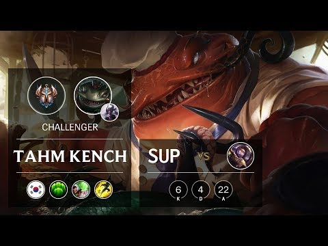 Tahm Kench Support vs Blitzcrank - KR Challenger Patch 9.21