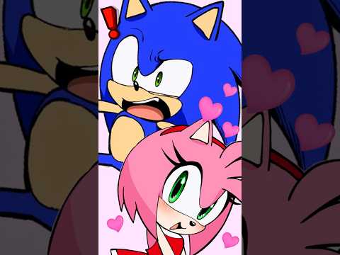 I LOVE YOU SONIC ❤️ - sonamy comic dub #sonicthehedgehog #sonamy #sonic