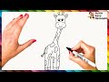 How To Draw A Giraffe Step By Step 🦒 Giraffe Drawing Easy