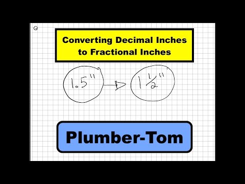 Converting Decimal Inches to Fractional Inches