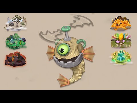 Cybop - All Monster Sounds & Animations (My Singing Monsters)