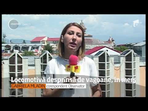 240 de călători au rămas în câmp după ce locomotiva trenului în care erau s-a desprins