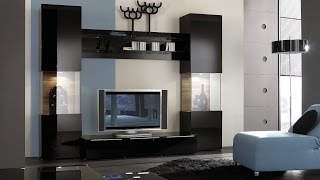 living room paint modern TV Wall unit decorating furniture paint ideas