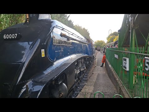 Sir Nigel Gresley Arrives Into Alresford from Alton