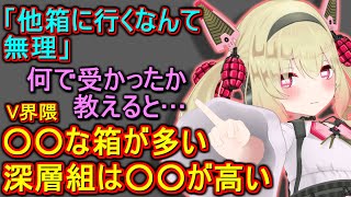 【V界の裏事情】よその箱に内定出たガチな理由【息根とめる/切り抜き】