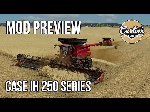 The CASE IH 250 Pack from Custom Modding is Incredible - Mod Preview - FS22