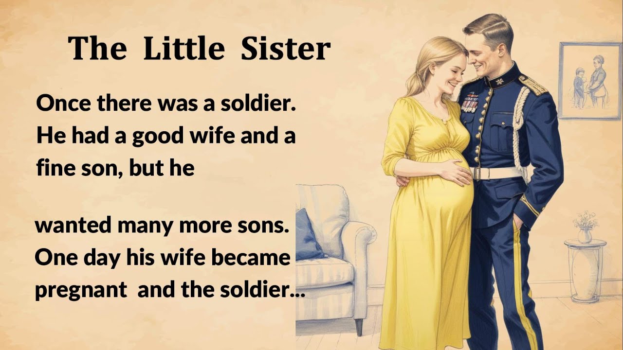 Learn English through Story Level 1 | The Little Sister - english story with subtitles