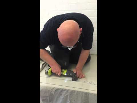 YouTube video about: How to cut plastic bathroom panels?