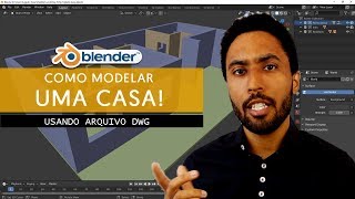 como levantar planta baixa no blender!