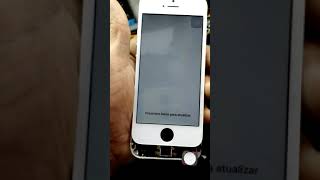 iPhone com tela branca resolvido